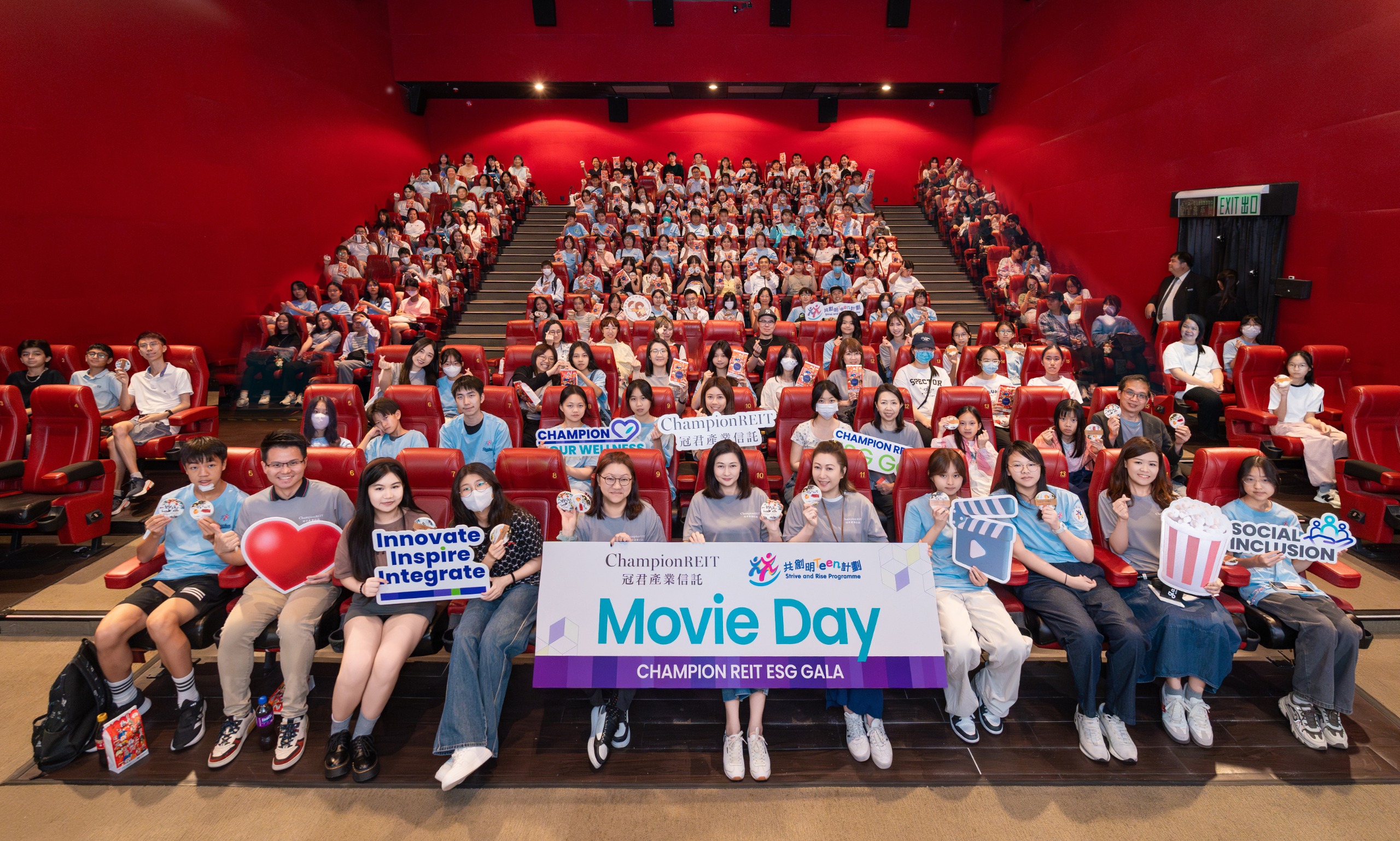 Champion REIT ESG Gala - "Strive and Rise" Movie Day